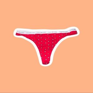 Women’s Tommy Hilfiger Red Thong XL